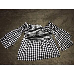 BELLE Sky Off the‎ Shoulder Top